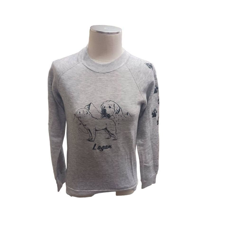 Vintage 70s Logan sweatshirt size small dog Logan Utah destination merchandise